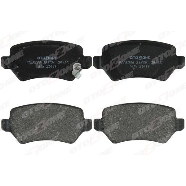 ARKA BALATA ASTRA G 98 > ASTRA H 05 > MERIVA 03 > ZAFIRA 00 > COMBO 02 > GDB1515